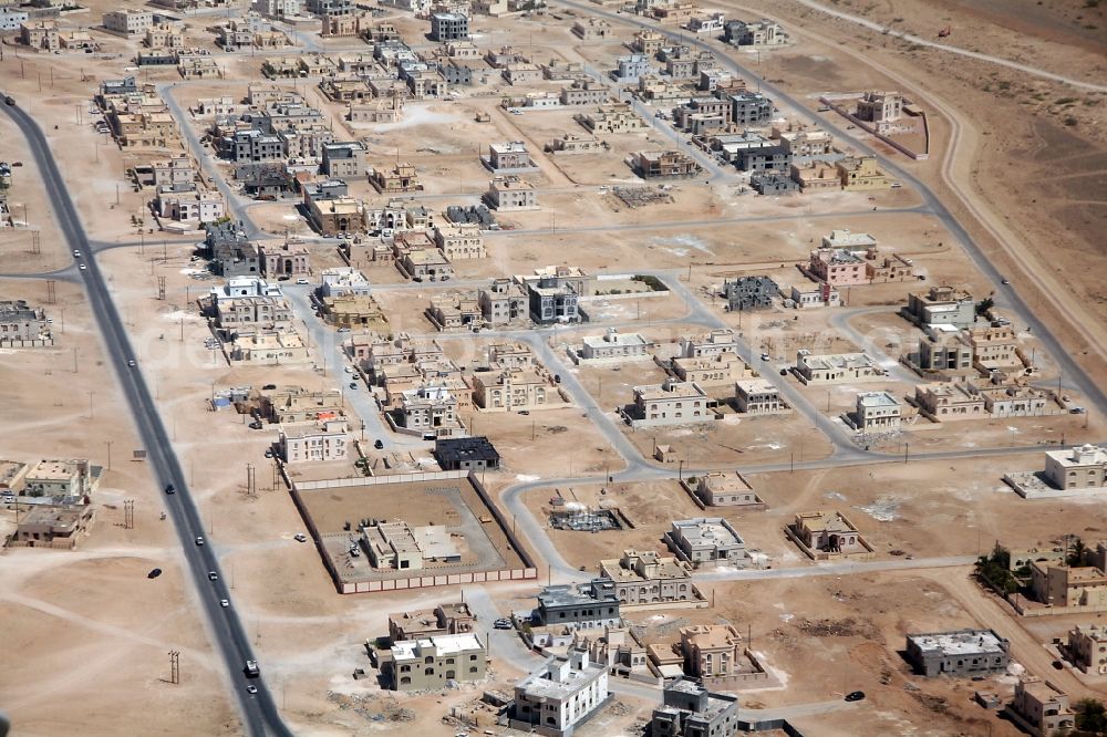 Aerial image Salalah - City area with outside districts in Salalah in Dhofar Governorate, Oman