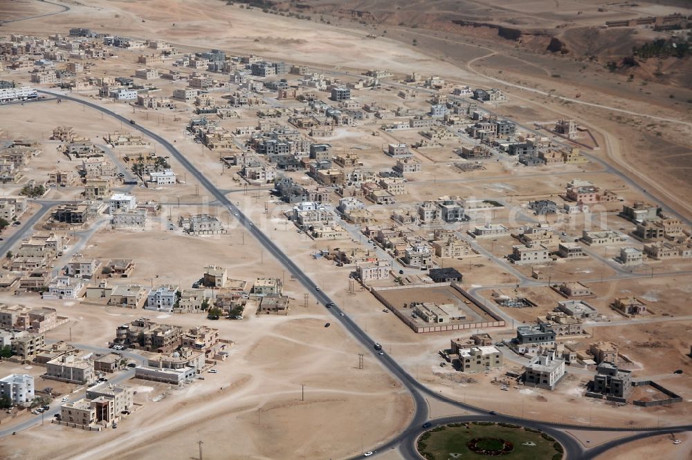 Aerial photograph Salalah - City area with outside districts in Salalah in Dhofar Governorate, Oman