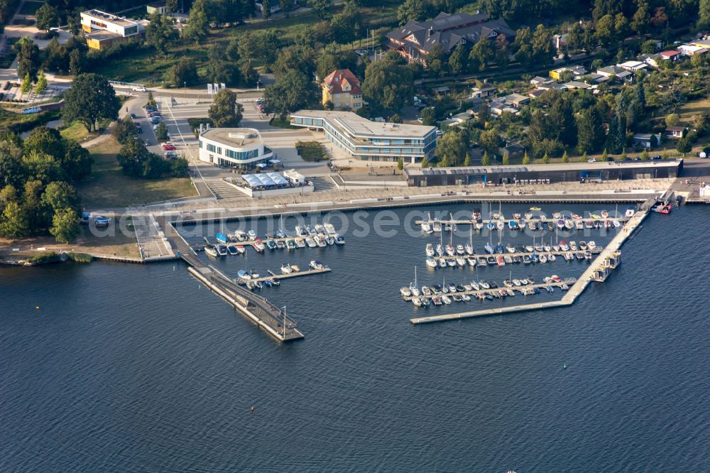 Aerial image Senftenberg - City harbor in Senftenberg in the state Brandenburg, Germany