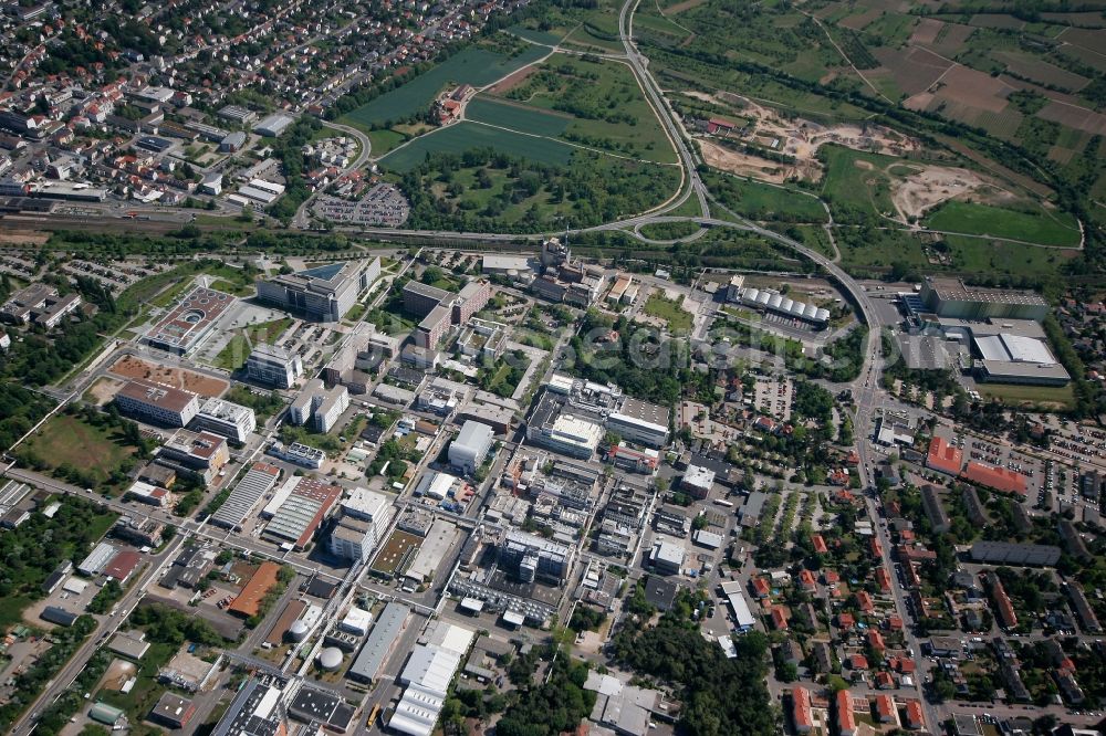 Aerial photograph Ingelheim am Rhein - Center in Ingelheim am Rhein in Rhineland-Palatinate