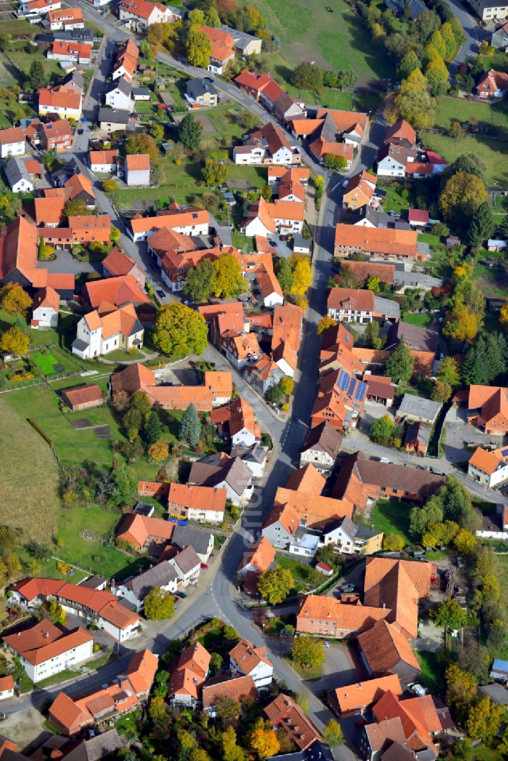 Kaierde from the bird's eye view: City view of Kaierde in Lower Saxony