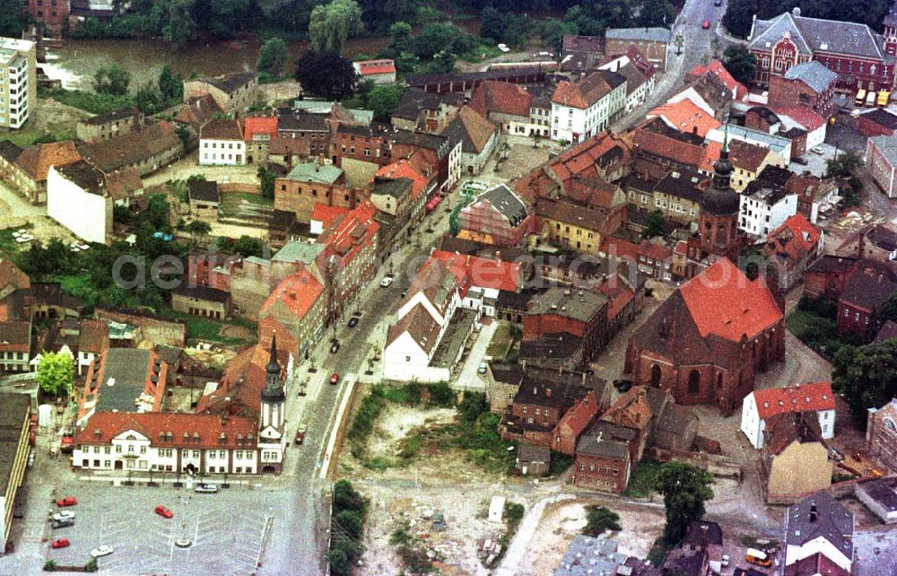 Spremberg from the bird's eye view: 