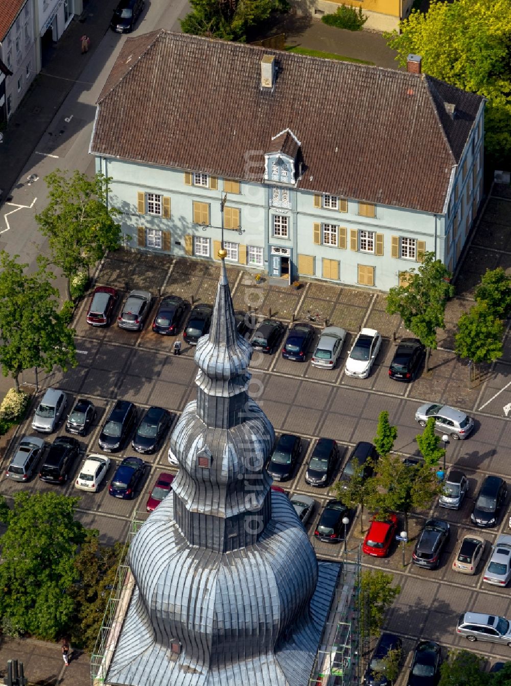 Aerial image Lippstadt - View of the local museum in Lippstadt in the state North Rhine-Westphalia