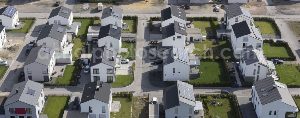 Aerial photograph Gelsenkirchen - New residential apartments in Gelsenkirchen in the state North Rhine-Westphalia, Germany