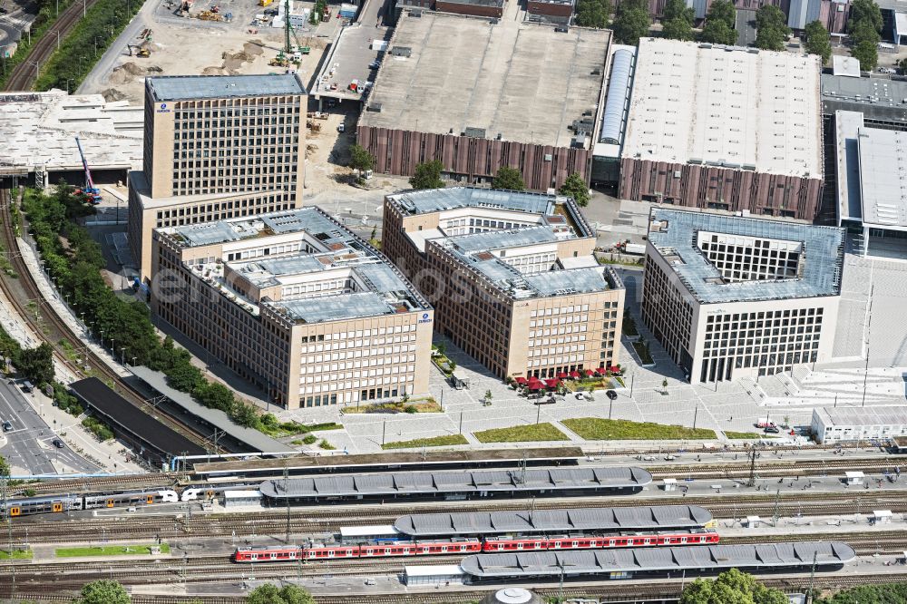 Aerial image Köln - City Quarters Building MesseCity Koeln of ECE and STRABAG Real Estate in Cologne in the state North Rhine-Westphalia, Germany