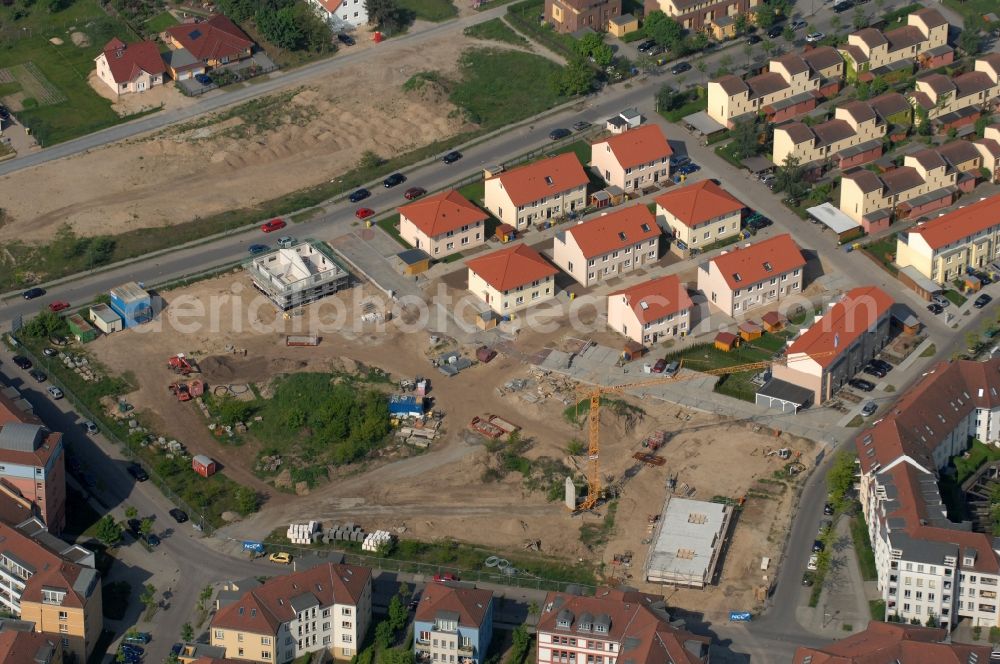 Aerial photograph Potsdam - Outskirts residential Kirchsteigfeld in Potsdam in the state Brandenburg, Germany