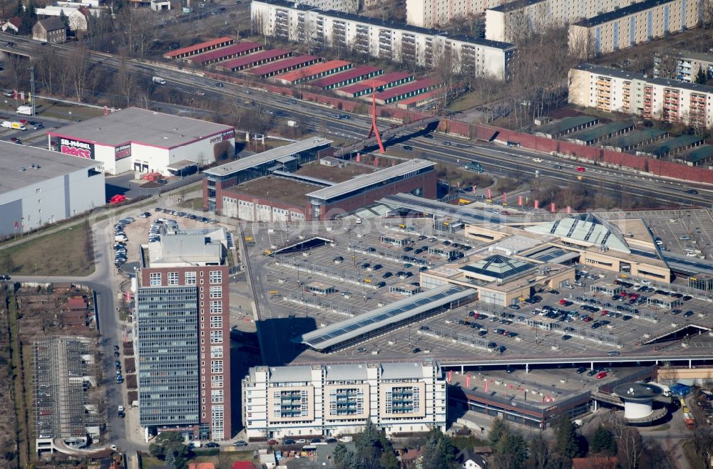 Potsdam from above - Outskirts residential Kirchsteigfeld in Potsdam in the state Brandenburg, Germany