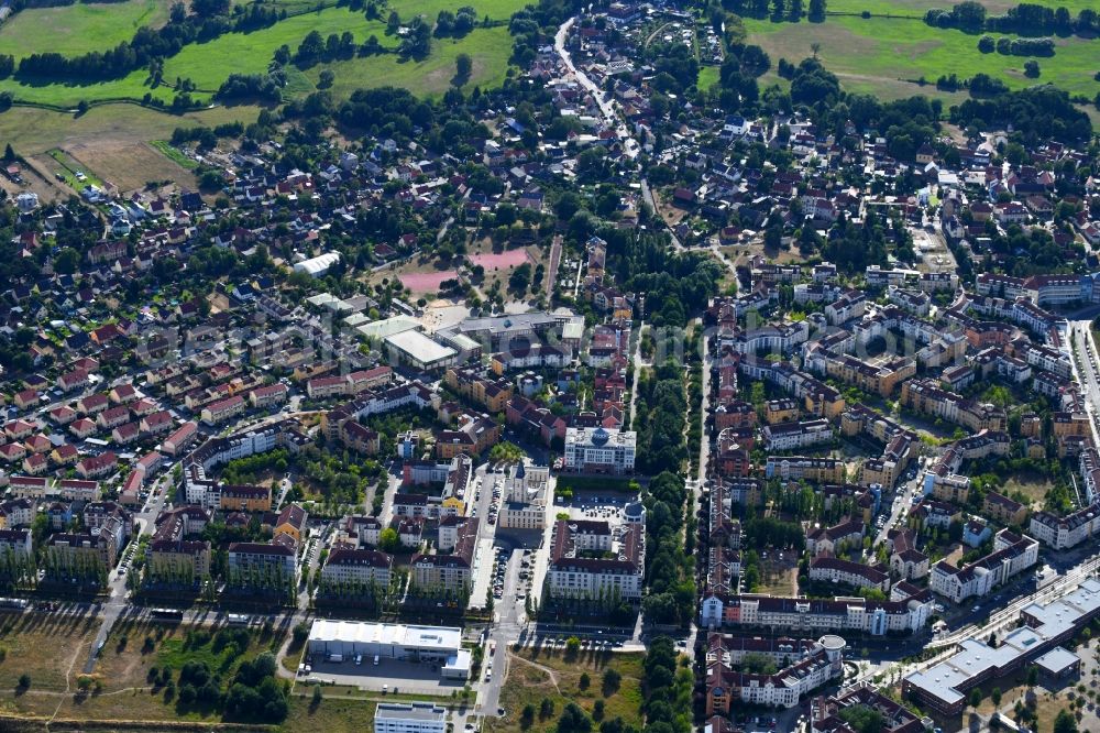 Aerial image Potsdam - Outskirts residential Kirchsteigfeld in Potsdam in the state Brandenburg, Germany