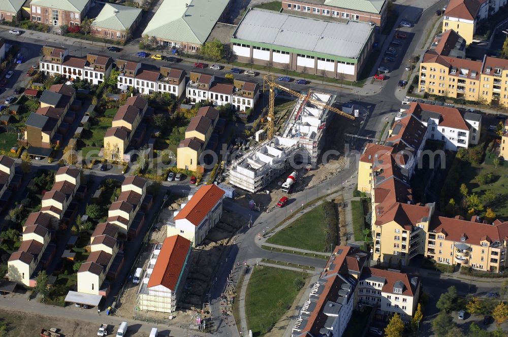 Aerial photograph Potsdam - Outskirts residential Kirchsteigfeld in Potsdam in the state Brandenburg, Germany