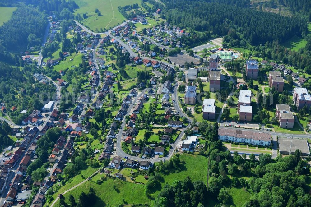 Aerial photograph Altenau - Outskirts residential in Altenau in the state Lower Saxony, Germany