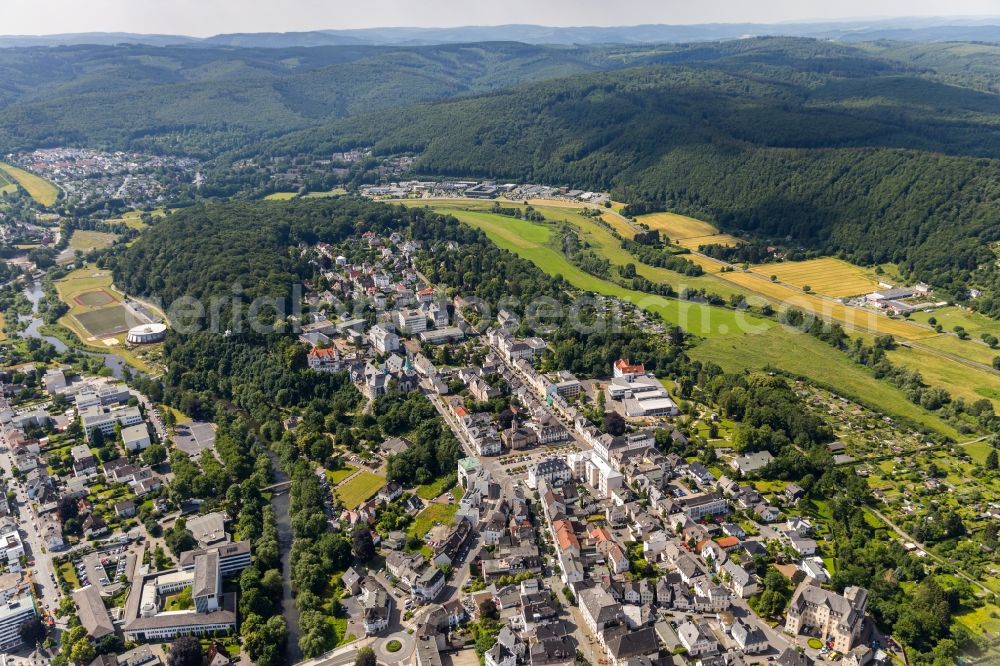 Aerial photograph Arnsberg - Outskirts residential in Arnsberg in the state North Rhine-Westphalia, Germany