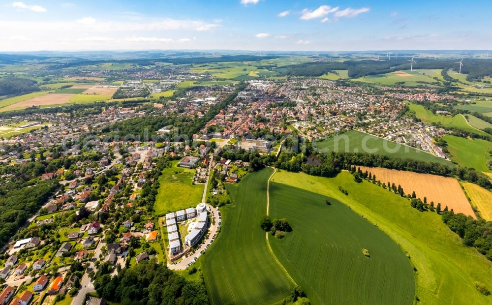 Aerial photograph Bad Arolsen - Outskirts residential in Bad Arolsen in the state Hesse, Germany