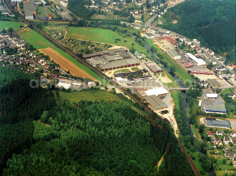 Finnentrop from above - Outskirts residential in Finnentrop in the state North Rhine-Westphalia