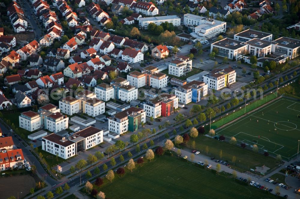 Aerial image Bensheim - Outskirts residential in the district Auerbach in Bensheim in the state Hesse