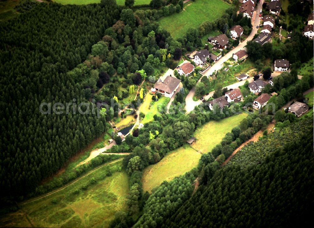 Bilstein from the bird's eye view: Outskirts residential in Bilstein in the state North Rhine-Westphalia, Germany