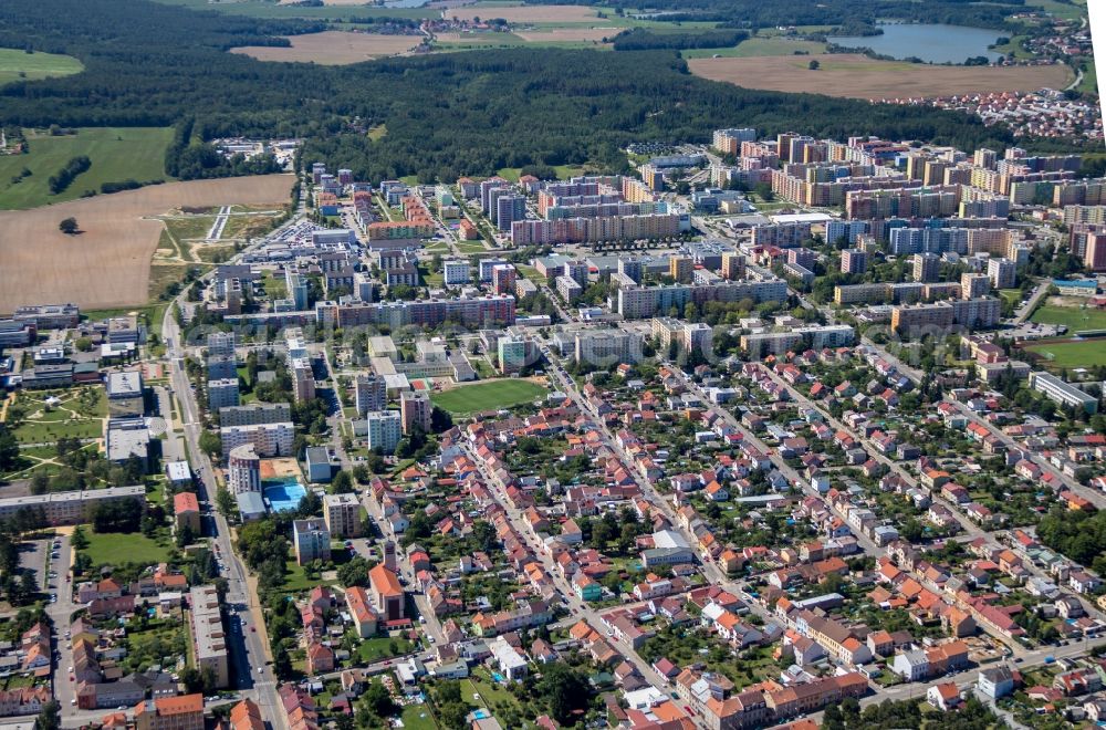 Aerial image Ceske Budejovice - Outskirts residential von Budweis in Ceske Budejovice in Jihocesky kraj, Czech Republic