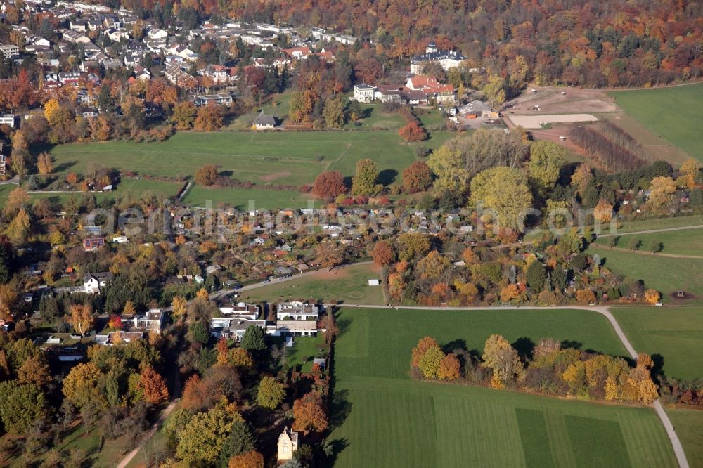 Darmstadt from the bird's eye view: Outskirts residential in Darmstadt in the state Hesse