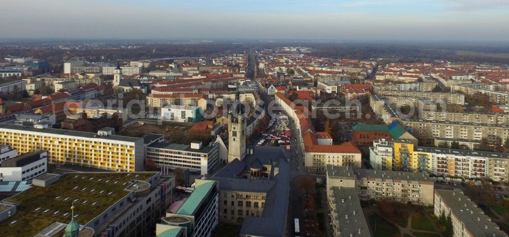 Aerial photograph Dessau - Outskirts residential in Dessau in the state Saxony-Anhalt, Germany