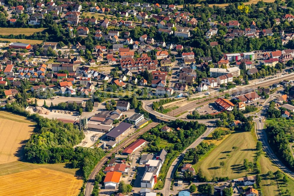 Aerial image Engen - Outskirts residential in Engen in the state Baden-Wuerttemberg, Germany