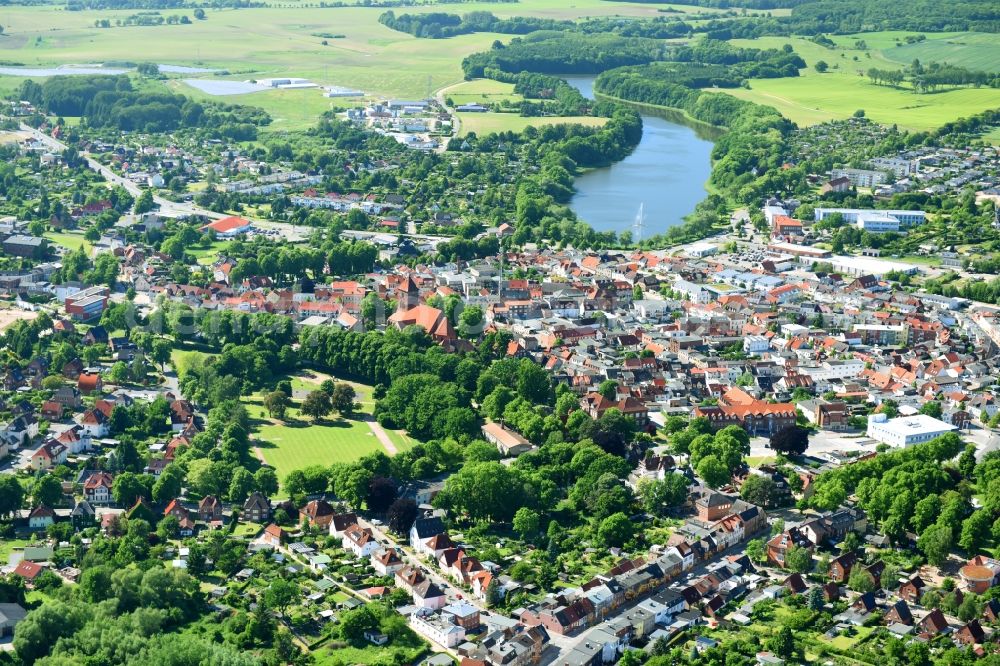 Aerial image Grevesmühlen - Outskirts residential in Grevesmuehlen in the state Mecklenburg - Western Pomerania, Germany