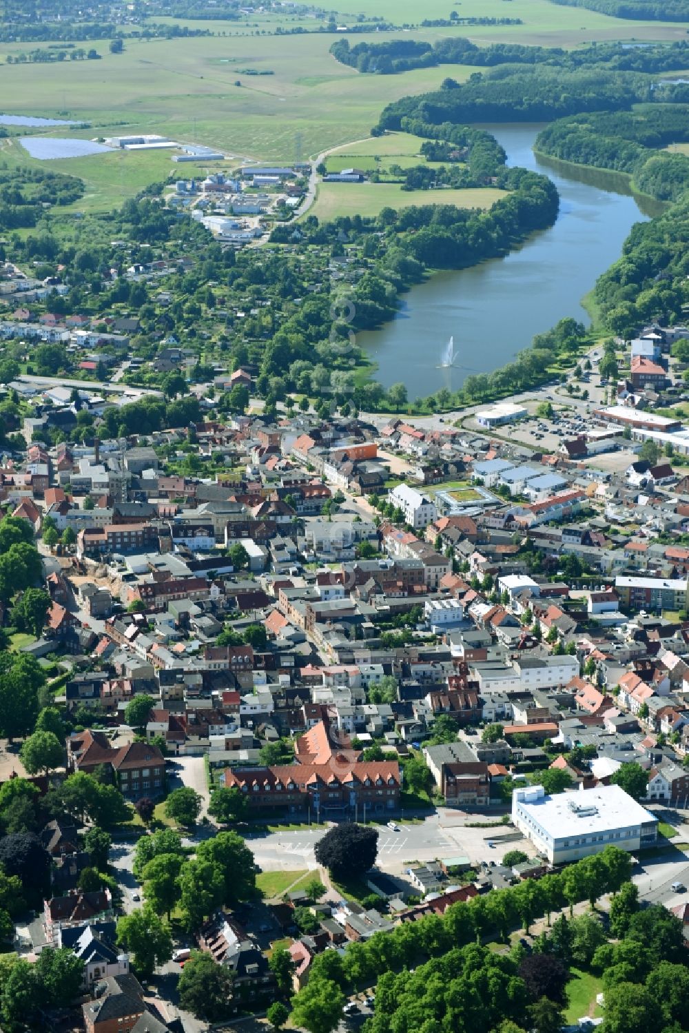 Aerial photograph Grevesmühlen - Outskirts residential in Grevesmuehlen in the state Mecklenburg - Western Pomerania, Germany