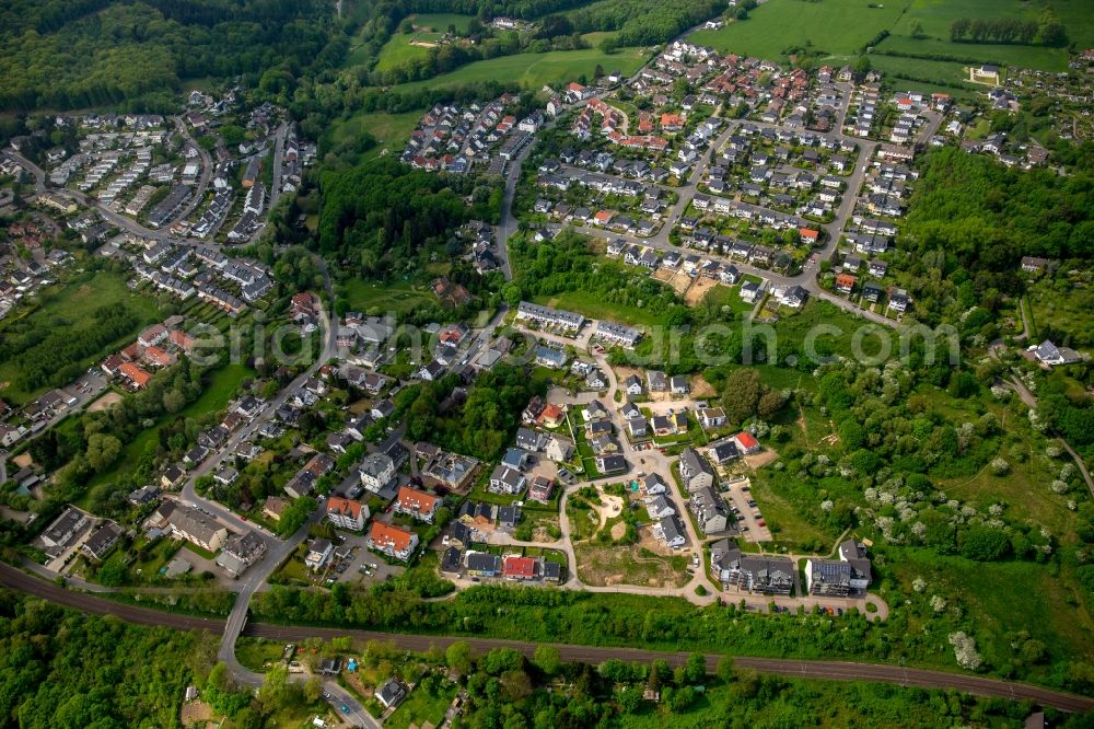 Hagen from the bird's eye view: Outskirts residential in the district Baukloh in Hagen in the state North Rhine-Westphalia