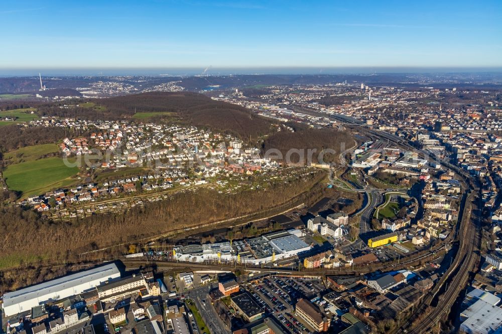 Aerial photograph Hagen - Outskirts residential in Hagen in the state North Rhine-Westphalia, Germany