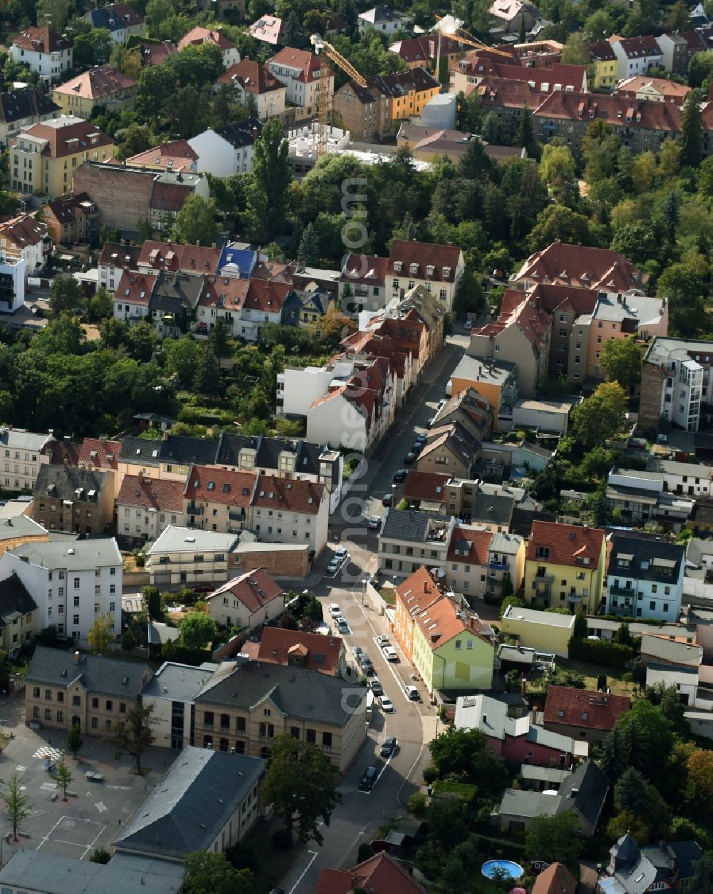 Aerial image Halle (Saale) - Outskirts residential along the Max-Nenke-Strasse in Halle (Saale) in the state Saxony-Anhalt