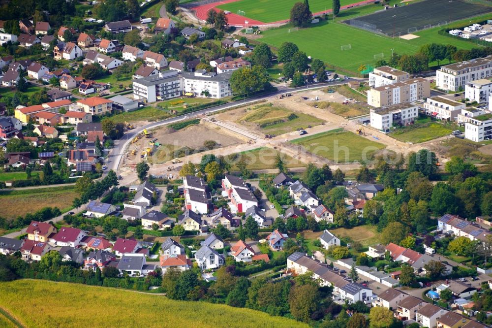 Aerial photograph Kehl - Outskirts residential in the district Kronenhof in Kehl in the state Baden-Wuerttemberg, Germany