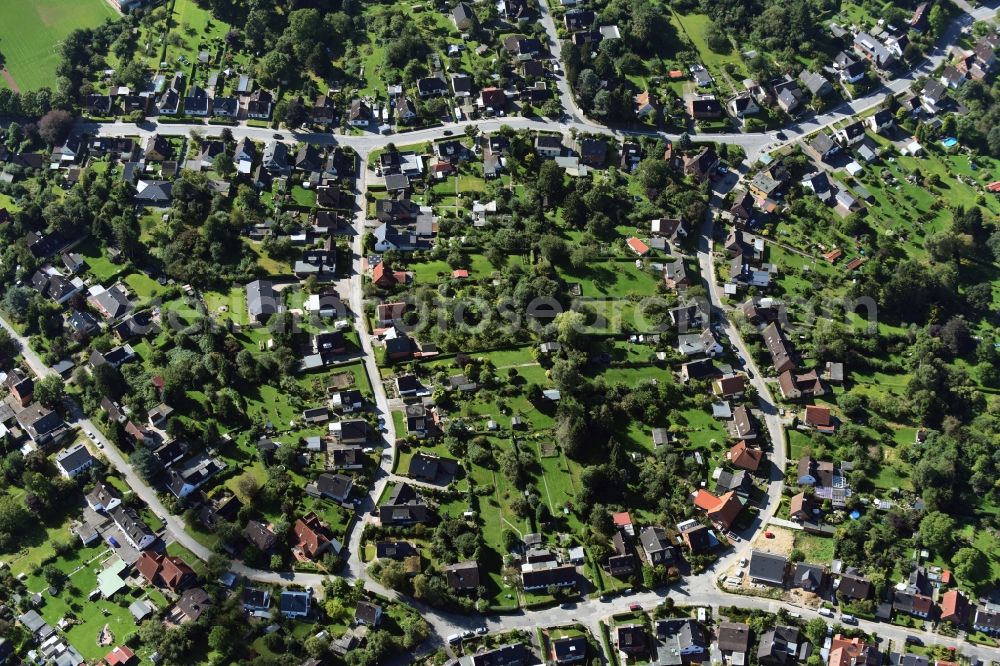 Kiel from the bird's eye view: Outskirts residential in Kiel in the state Schleswig-Holstein