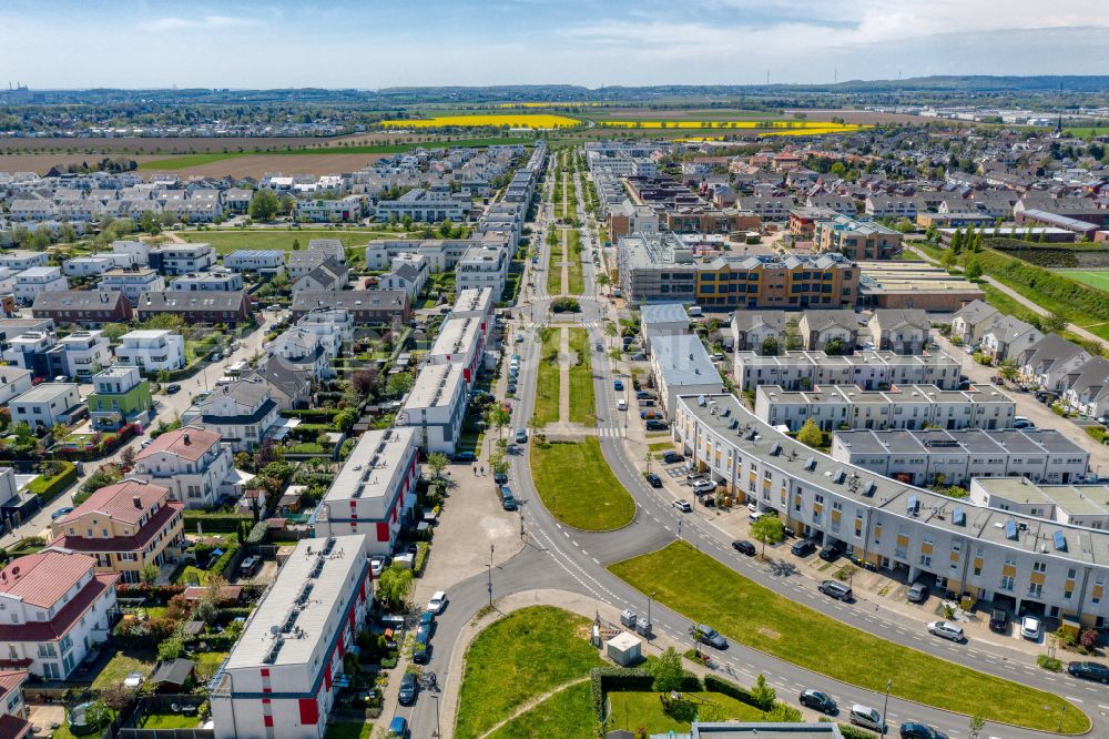 Aerial photograph Köln - Outskirts residential on street Unter Linden in the district Widdersdorf in Cologne in the state North Rhine-Westphalia, Germany