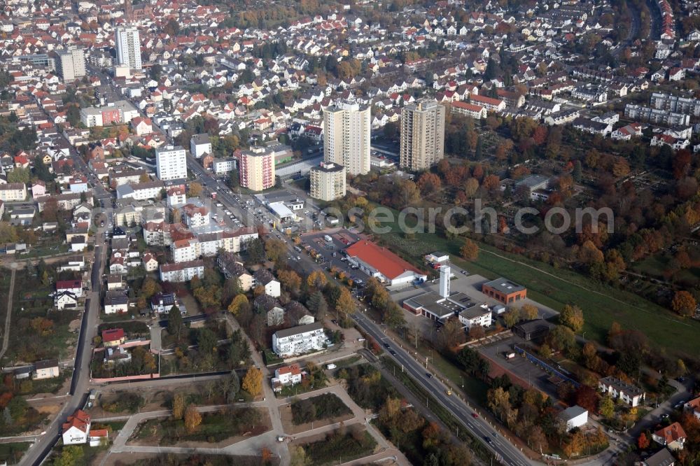 Aerial photograph Langen (Hessen) - Outskirts residential in Langen (Hessen) in the state Hesse