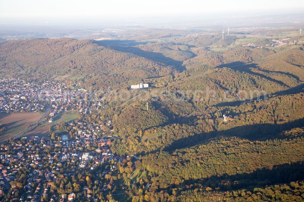 Alsbach-Hähnlein from the bird's eye view: Outskirts residential in the district Alsbach in Alsbach-Haehnlein in the state Hesse