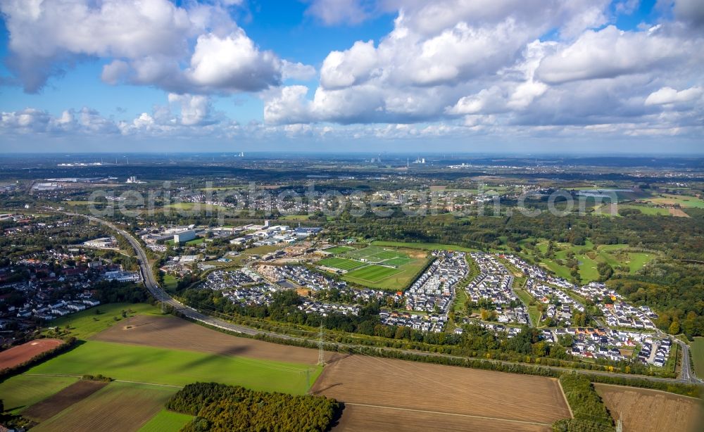 Dortmund from above - Outskirts residential in the district Brackeler Feld in Dortmund in the state North Rhine-Westphalia, Germany