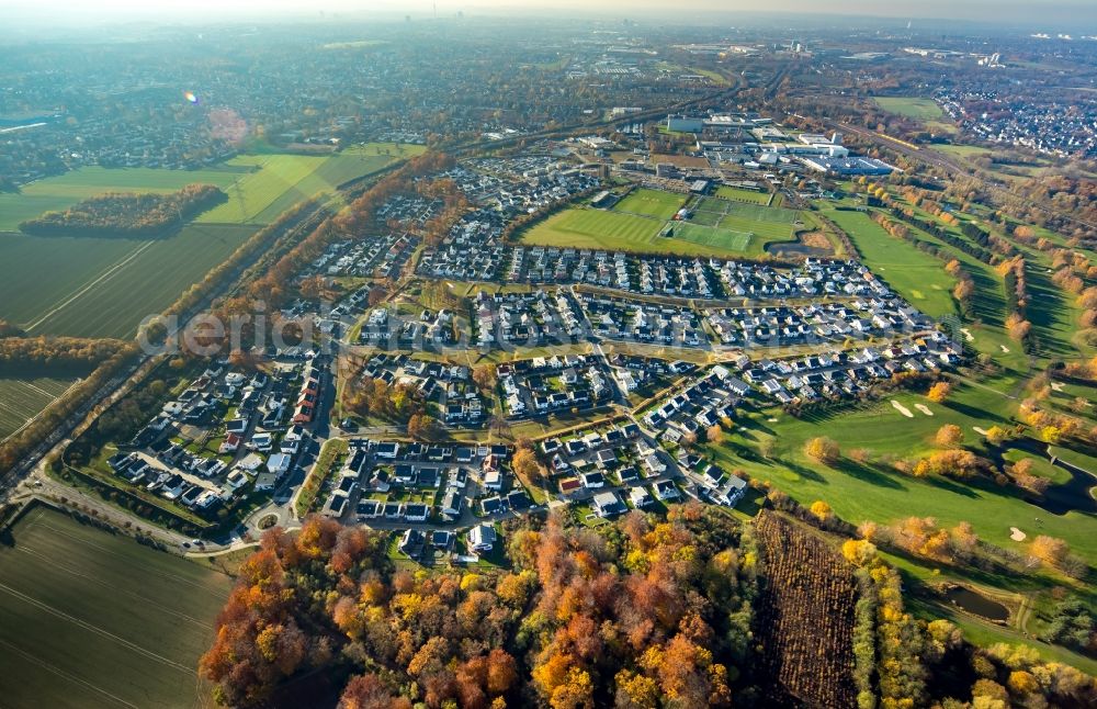 Dortmund from above - Outskirts residential in the district Brackeler Feld in Dortmund in the state North Rhine-Westphalia, Germany