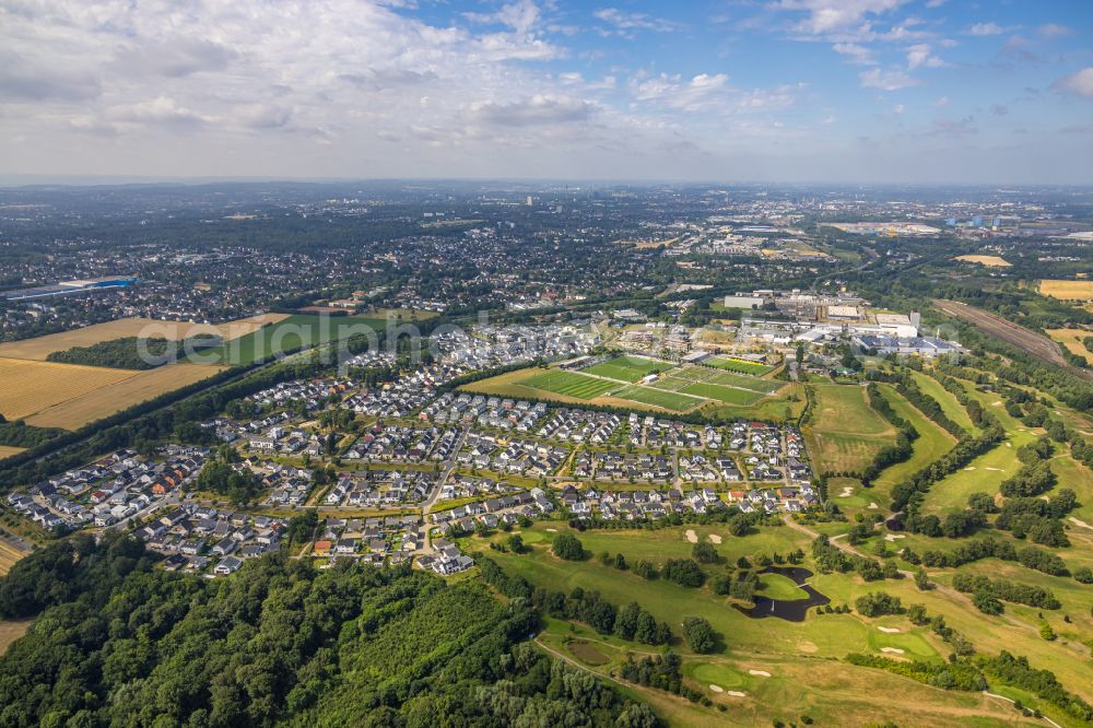 Dortmund from the bird's eye view: Outskirts residential in the district Brackeler Feld in Dortmund at Ruhrgebiet in the state North Rhine-Westphalia, Germany