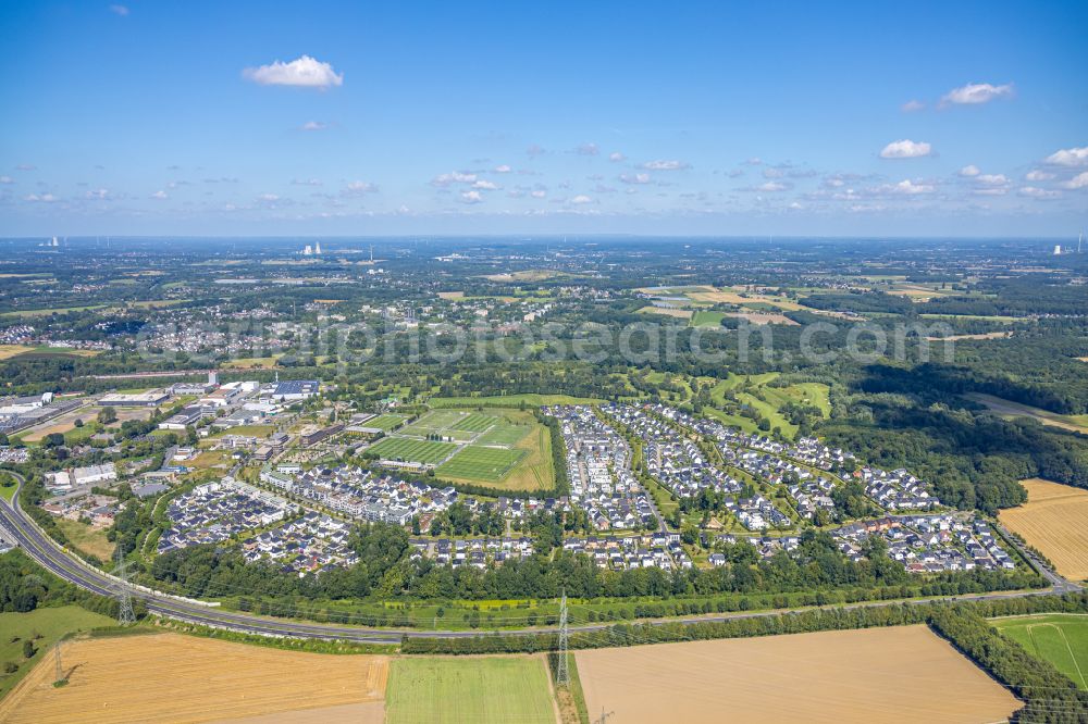 Dortmund from above - Outskirts residential in the district Brackeler Feld in Dortmund in the state North Rhine-Westphalia, Germany