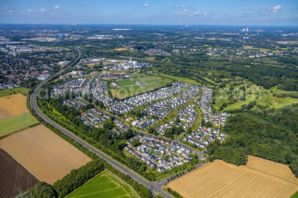 Aerial photograph Dortmund - Outskirts residential in the district Brackeler Feld in Dortmund in the state North Rhine-Westphalia, Germany