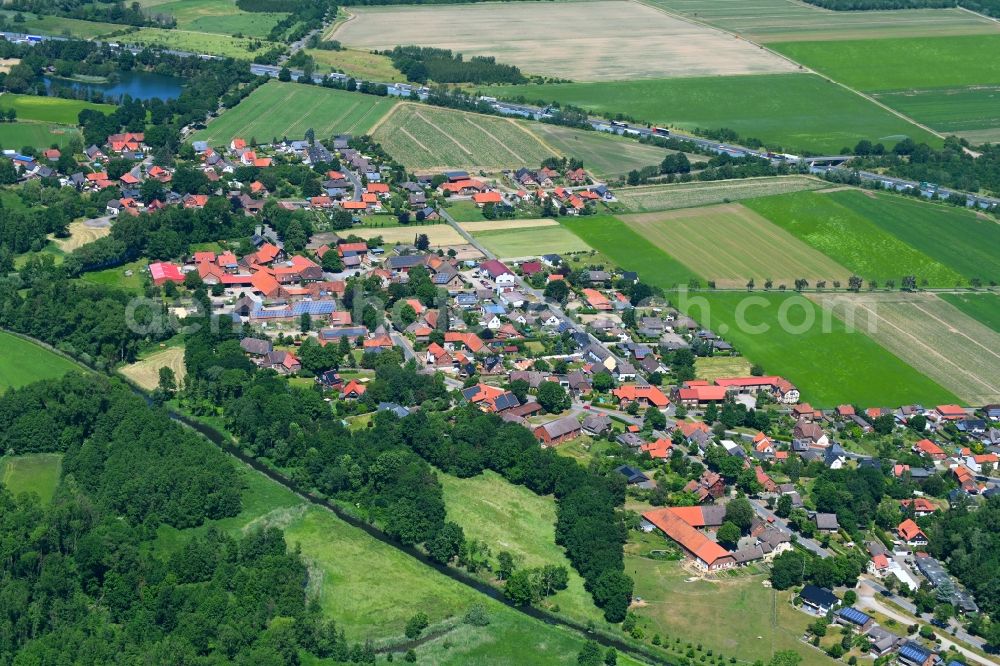 Aerial image Peine - Outskirts residential in the district Eixe in Peine in the state Lower Saxony, Germany