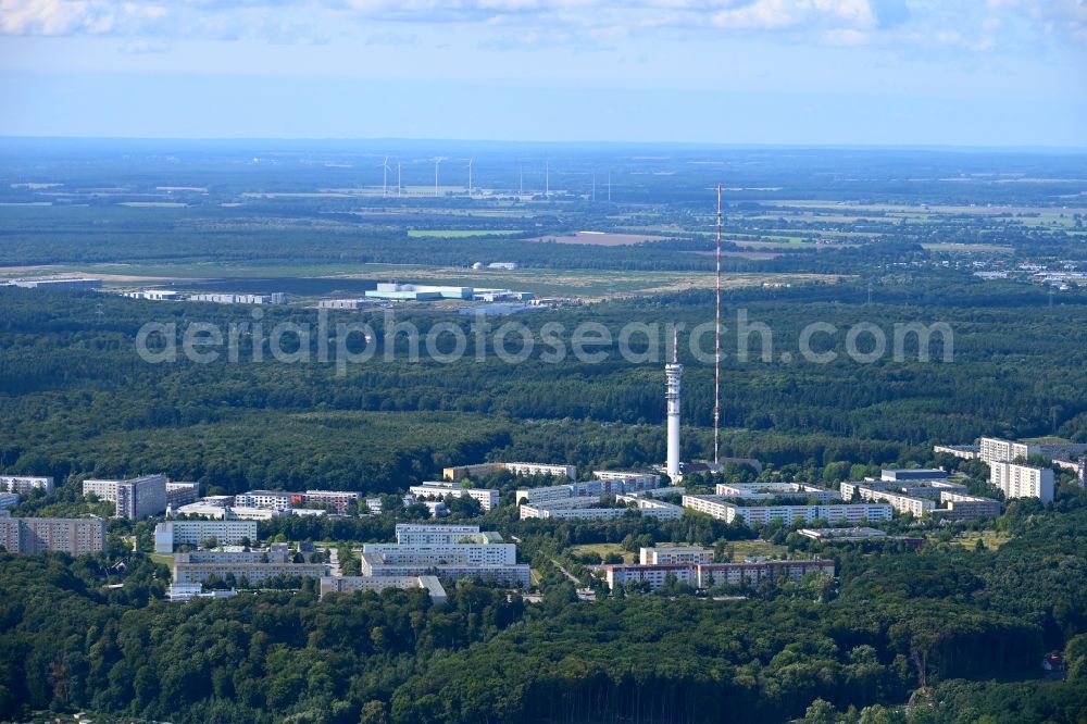 Aerial image Schwerin - Outskirts residential in the district Gosser Dreesch in Schwerin in the state Mecklenburg - Western Pomerania, Germany