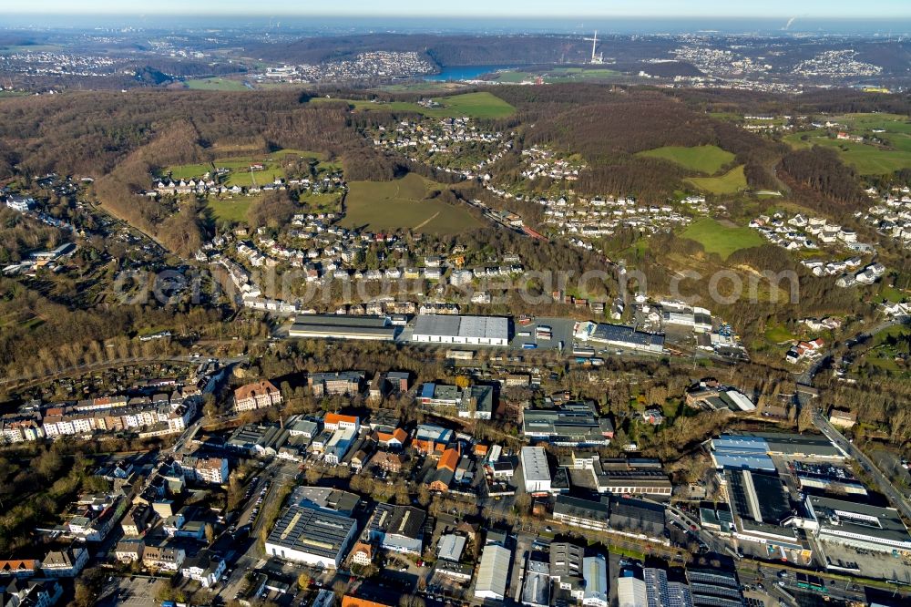 Aerial image Hagen - Outskirts residential in the district Haspe in Hagen in the state North Rhine-Westphalia, Germany