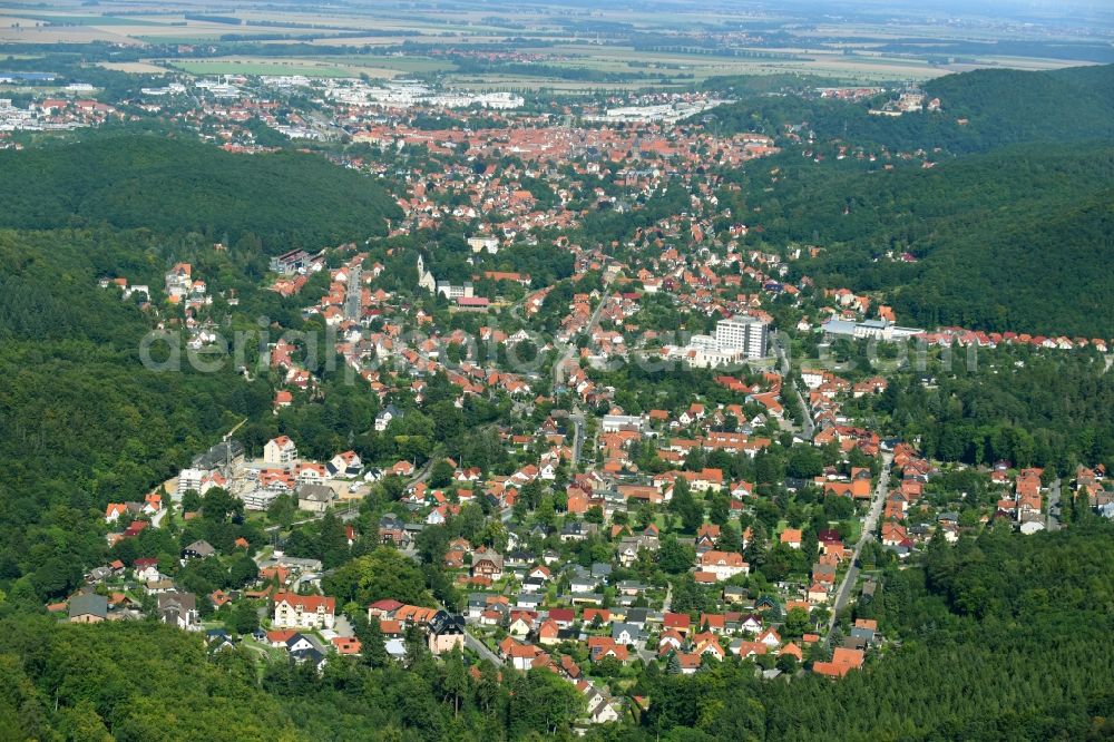 Aerial image Wernigerode - Outskirts residential in the district Hasserode in Wernigerode in the state Saxony-Anhalt, Germany