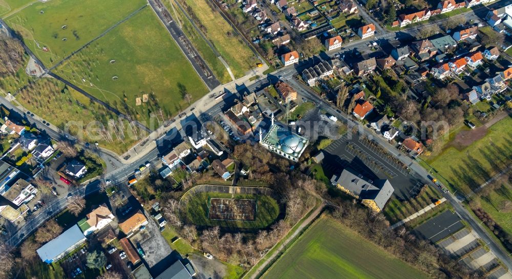 Aerial photograph Hamm - Outskirts residential in the district Herringen in Hamm in the state North Rhine-Westphalia, Germany