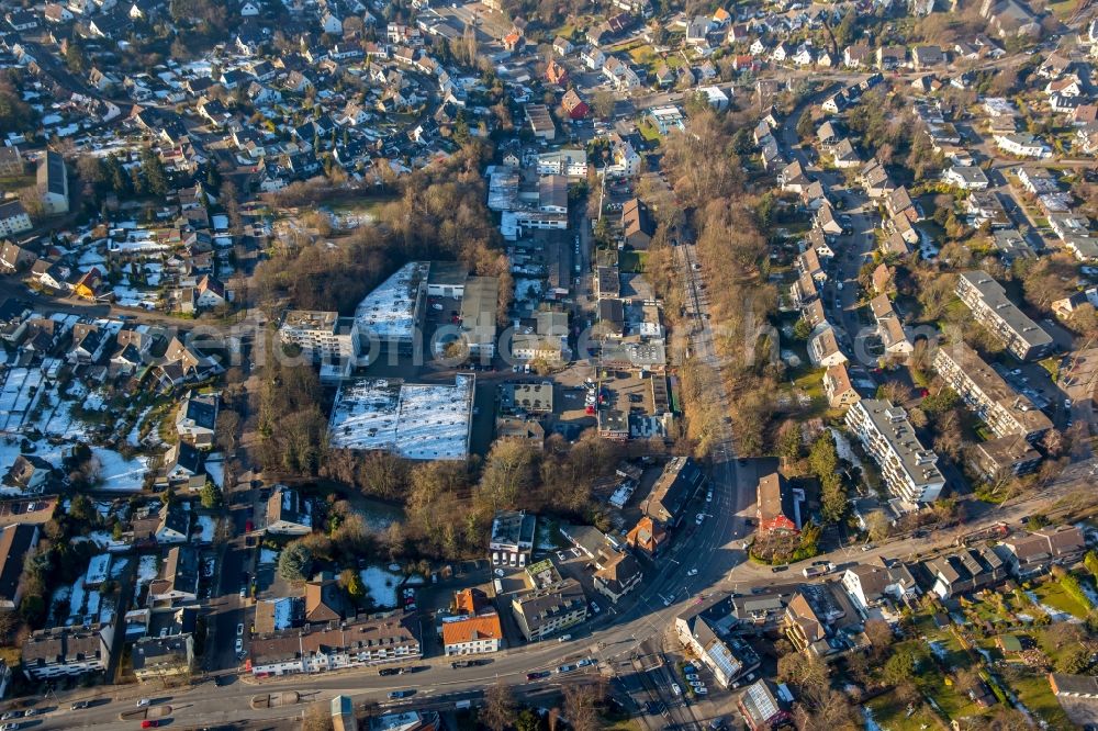 Essen from the bird's eye view: Outskirts residential in the district Stadtbezirke IX in Essen in the state North Rhine-Westphalia