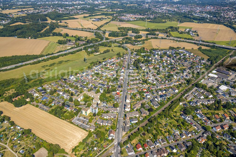 Aerial image Persebeck - Outskirts residential in Persebeck at Ruhrgebiet in the state North Rhine-Westphalia, Germany