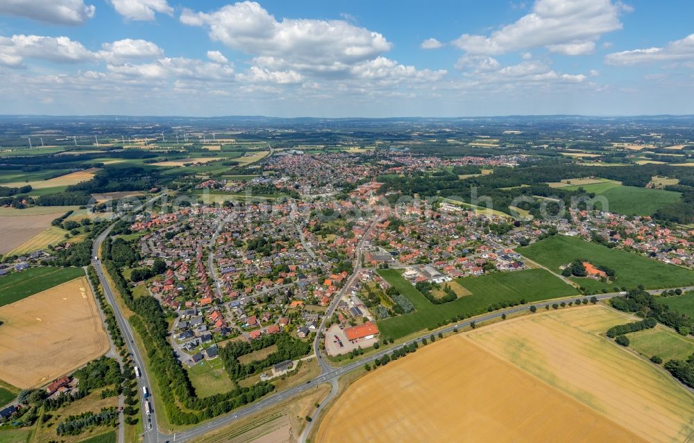 Aerial photograph Sassenberg - Outskirts residential in Sassenberg in the state North Rhine-Westphalia, Germany