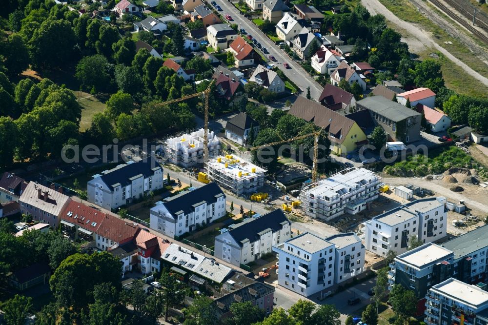 Aerial image Schwedt/Oder - Outskirts residential in Schwedt/Oder in the state Brandenburg, Germany