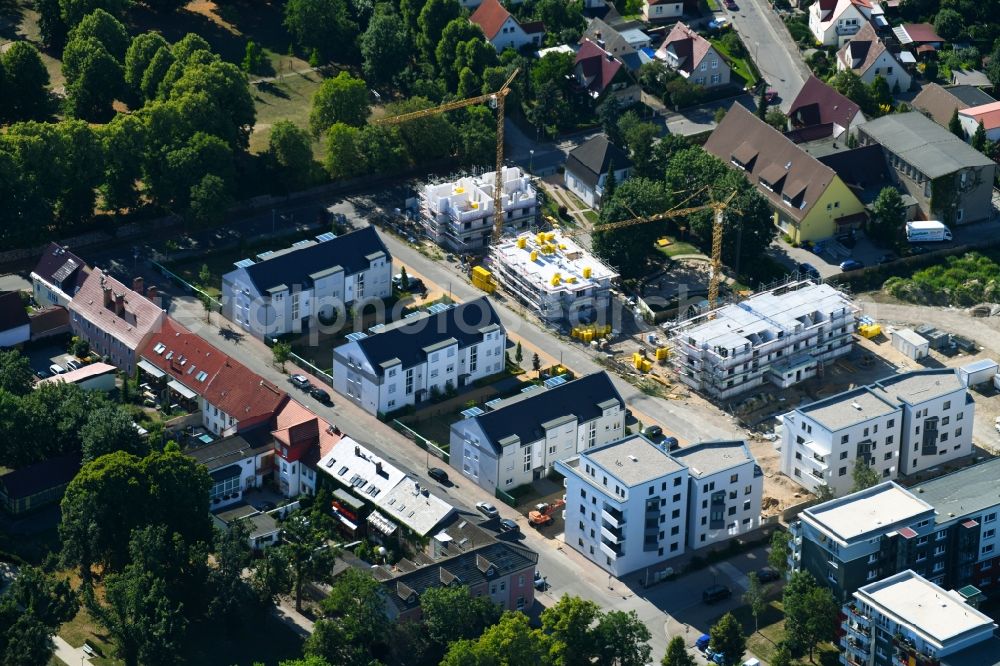 Aerial photograph Schwedt/Oder - Outskirts residential in Schwedt/Oder in the state Brandenburg, Germany