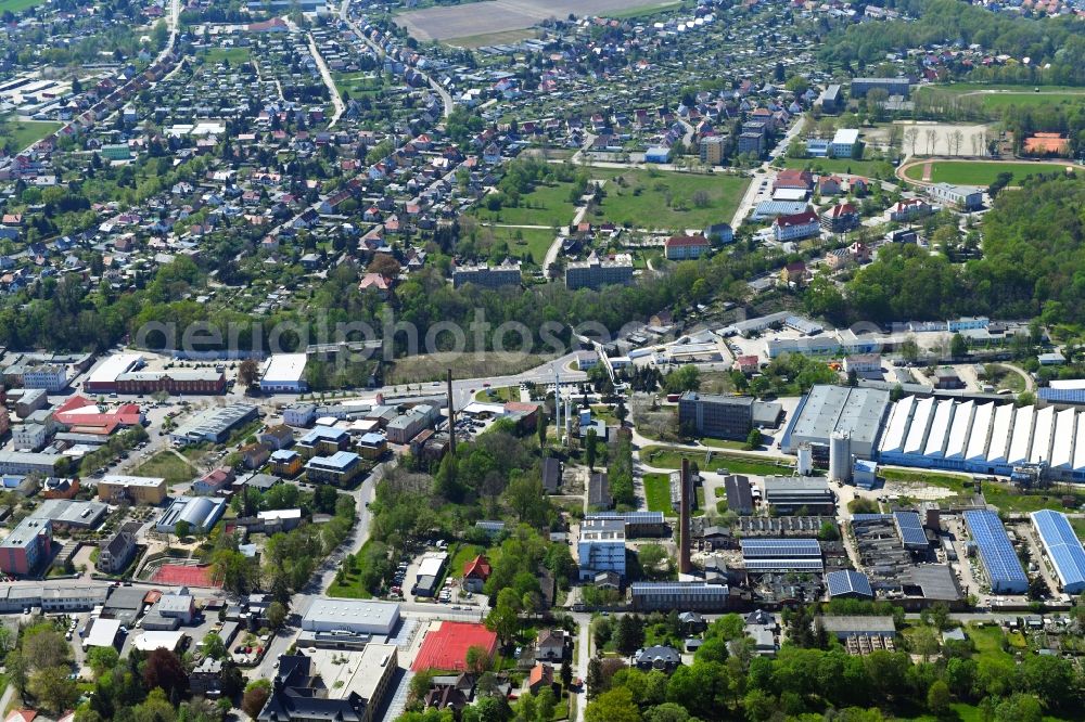 Spremberg from above - Outskirts residential in Spremberg in the state Brandenburg, Germany