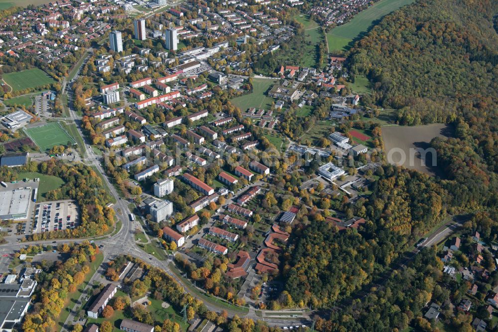 Aerial image Thalfingen - Outskirts residential in Thalfingen in the state Baden-Wuerttemberg, Germany